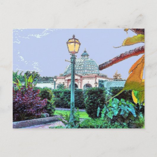 New Orleans City Park Green House Postkarte (Vorderseite)