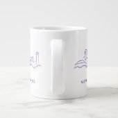 New Orleans City Skyline Jumbo-Tasse (Rückseite)