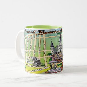 New Orleans Coffee Tasse im französischen Viertel