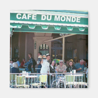 New Orleans Coffee und Beignets Magnet