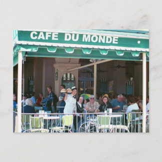 New Orleans Coffee und Beignets Postkarte