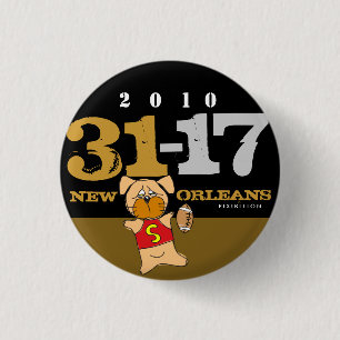 New Orleans, das Dat dem Kerbe-Knopf vorführen Button