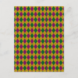 New Orleans Diamond Glitzer Postkarte