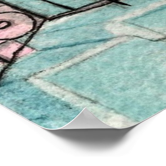 New Orleans Doors with Shutters Poster (Ecke)