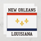 New Orleans Einladung (Vorne/Hinten)