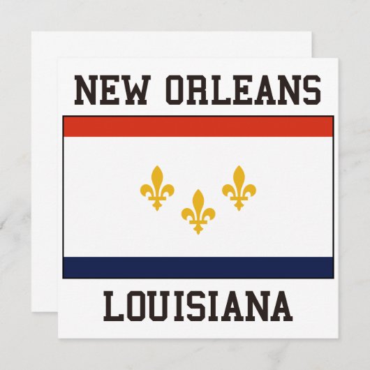 New Orleans Einladung (Vorne/Hinten)