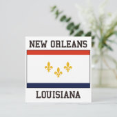 New Orleans Einladung (Stehend Vorderseite)