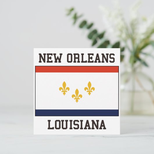 New Orleans Einladung (Stehend Vorderseite)