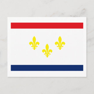 New Orleans Flag Postkarte