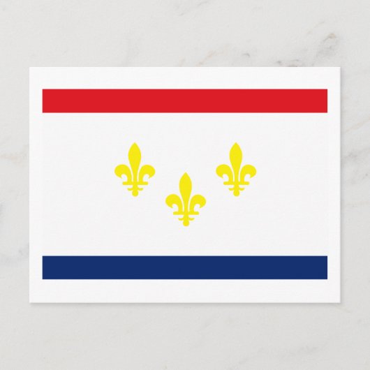New Orleans Flag Postkarte (Vorderseite)