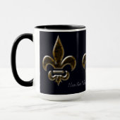 New Orleans Fleur-de-lis Coffee Tasse (Links)