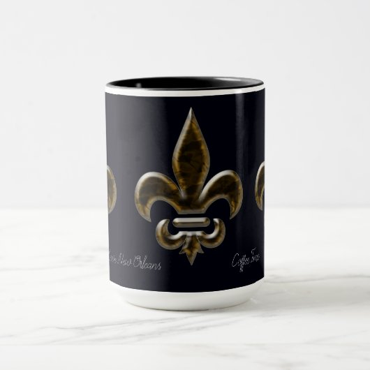 New Orleans Fleur-de-lis Coffee Tasse (Zentrum)
