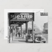 New Orleans französischer Markt: 1935 Postkarte (Vorne/Hinten)