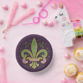 New Orleans französischer Quatstil fluer-de-tis Pappteller (Party)