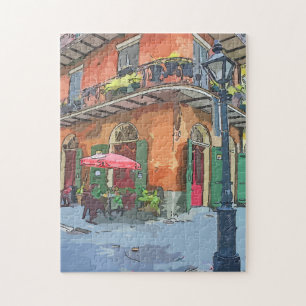New Orleans French Quarter Alley Puzzle