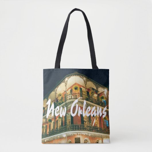 New Orleans French Quarter Architecture Foto Tasche (Vorderseite)
