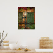 New Orleans French Quarter Brick & Stucco Poster (Küche)