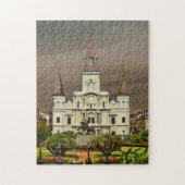 New Orleans French Quarter Church Puzzle (Vertikal)