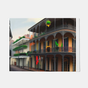 New Orleans French Quarter Doormat Fußmatte