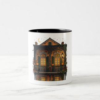 New Orleans French Quarter Halloween Zweifarbige Tasse