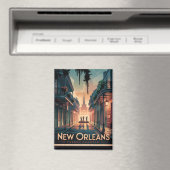 New Orleans French Quarter Magnet (In Situ (Geschirrspüler))