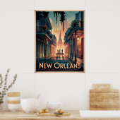 New Orleans French Quarter Poster (Küche)