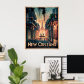 New Orleans French Quarter Poster (Heimbüro)