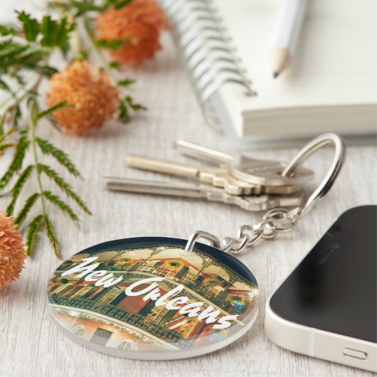 New Orleans French Quarter Schlüsselanhänger (Vorderseite rechts)