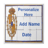 New Orleans French Quarter Sign Tiles Fliese (Vorderseite)