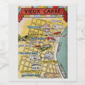 New Orleans French Quarter Weinetikett (Einzelnes Label)