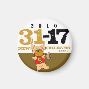 New Orleans führt den Magneten der Kerbe-31-17 vo Magnet