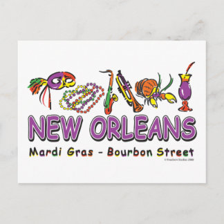 New Orleans-Fun- Postkarte