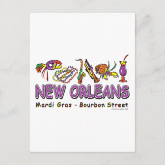 New Orleans-Fun- Postkarte