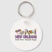 New Orleans-Fun- Schlüsselanhänger (Vorderseite)