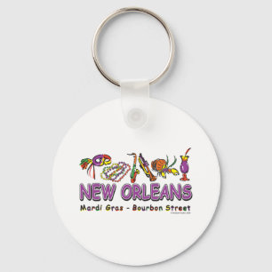 New Orleans-Fun- Schlüsselanhänger