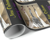 New Orleans Geschenkpapier (Rolleneckpunkt)