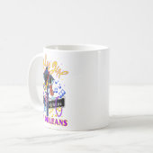 New Orleans Girls' Birthday French Quarter Girls T Kaffeetasse (Vorderseite Links)