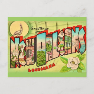 New Orleans Gruß Postkarte