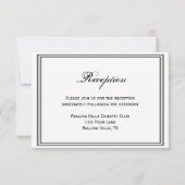 New Orleans Hochzeit in Urlaubsort Empfang Einladung (Vorderseite)