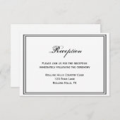 New Orleans Hochzeit in Urlaubsort Empfang Einladung (Vorne/Hinten)