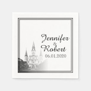 New Orleans Hochzeit in Urlaubsort Napkin Serviette