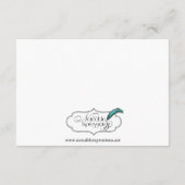 New Orleans Hochzeit in Urlaubsort Unterkünfte Begleitkarte (Rückseite)