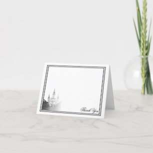 New Orleans Hochzeit in Urlaubsort Vielen Dank Dankeskarte