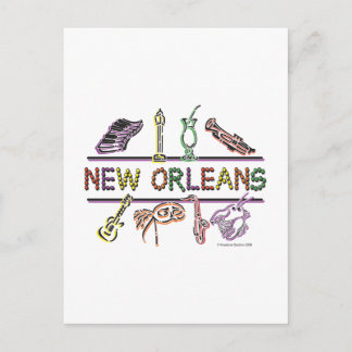 New Orleans-ICONS - Kopie Postkarte