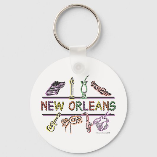 New Orleans-ICONS - Kopie Schlüsselanhänger (Vorderseite)