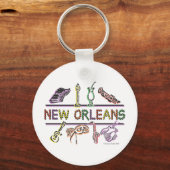 New Orleans-ICONS - Kopie Schlüsselanhänger (Vorderseite)