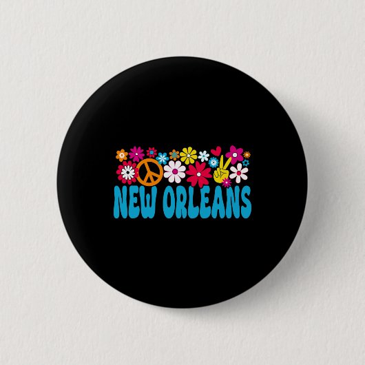 New Orleans in den 70ern Button (Vorderseite)