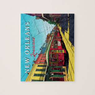 New Orleans inspirierte urbane Kunst Puzzle