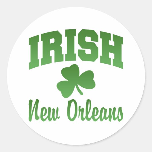 New Orleans Irish Sticker (Vorderseite)