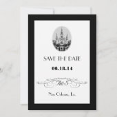 New Orleans Jackson Square Speichern Sie die Datum Save The Date (Vorderseite)